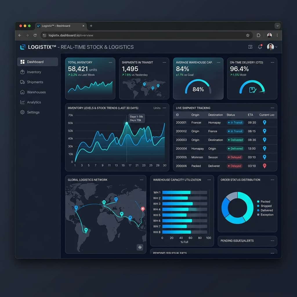 Dashboard Ejecutivo: ejemplo visual de Control financiero creado para mejorar -18h semanales